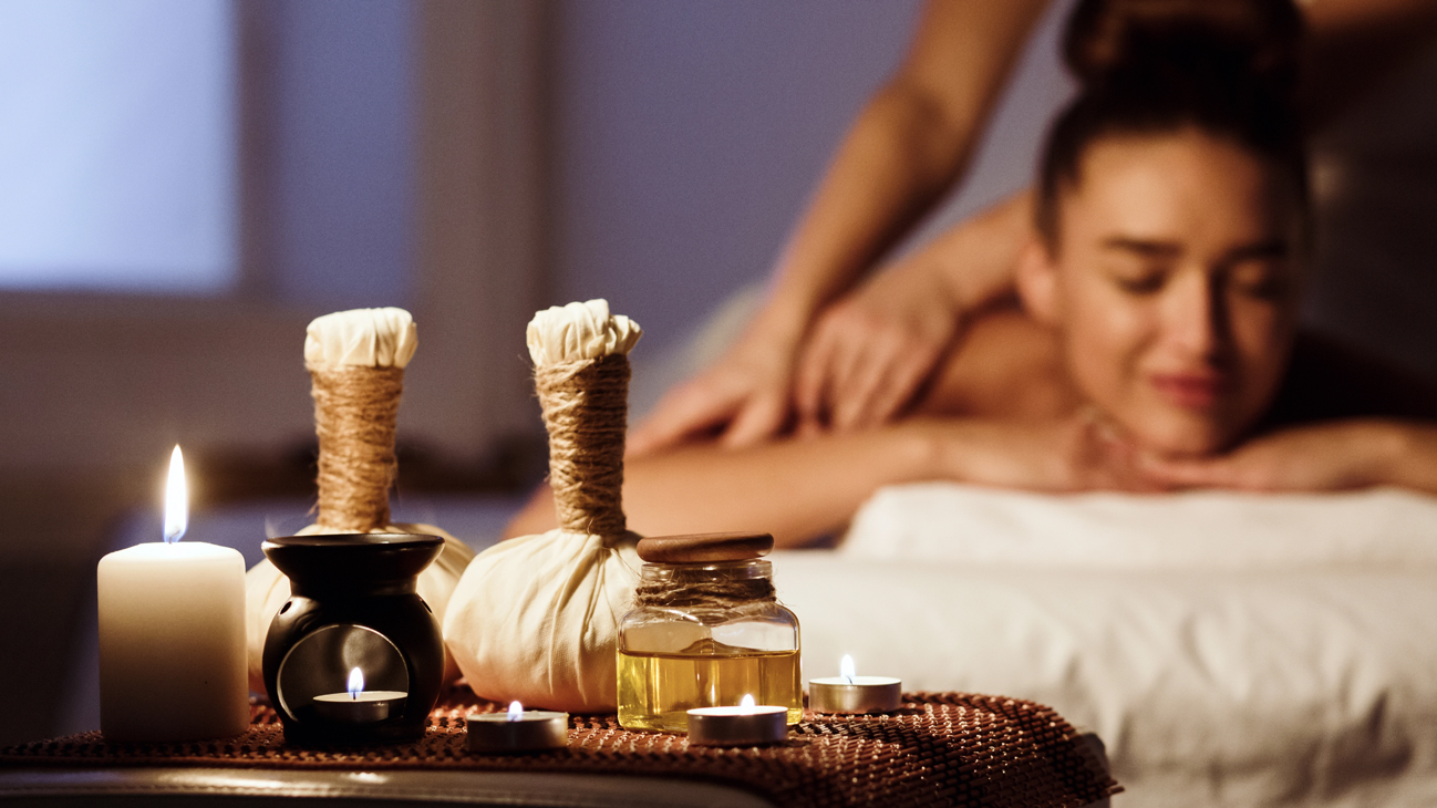 Spa treatment room
